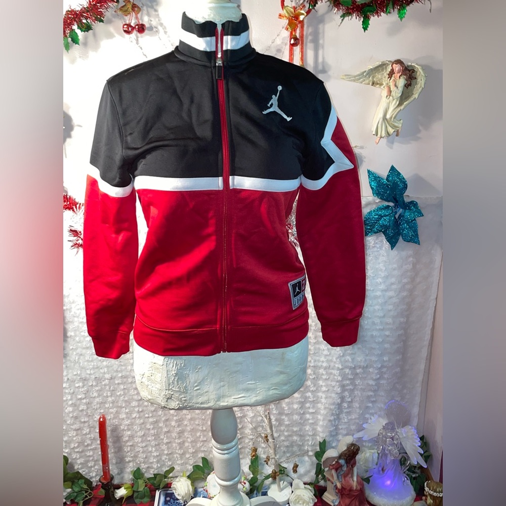 Vintage Jordan’s JBD Jumping Side Clave Tricot Jacket Diamond Tricot Siz…